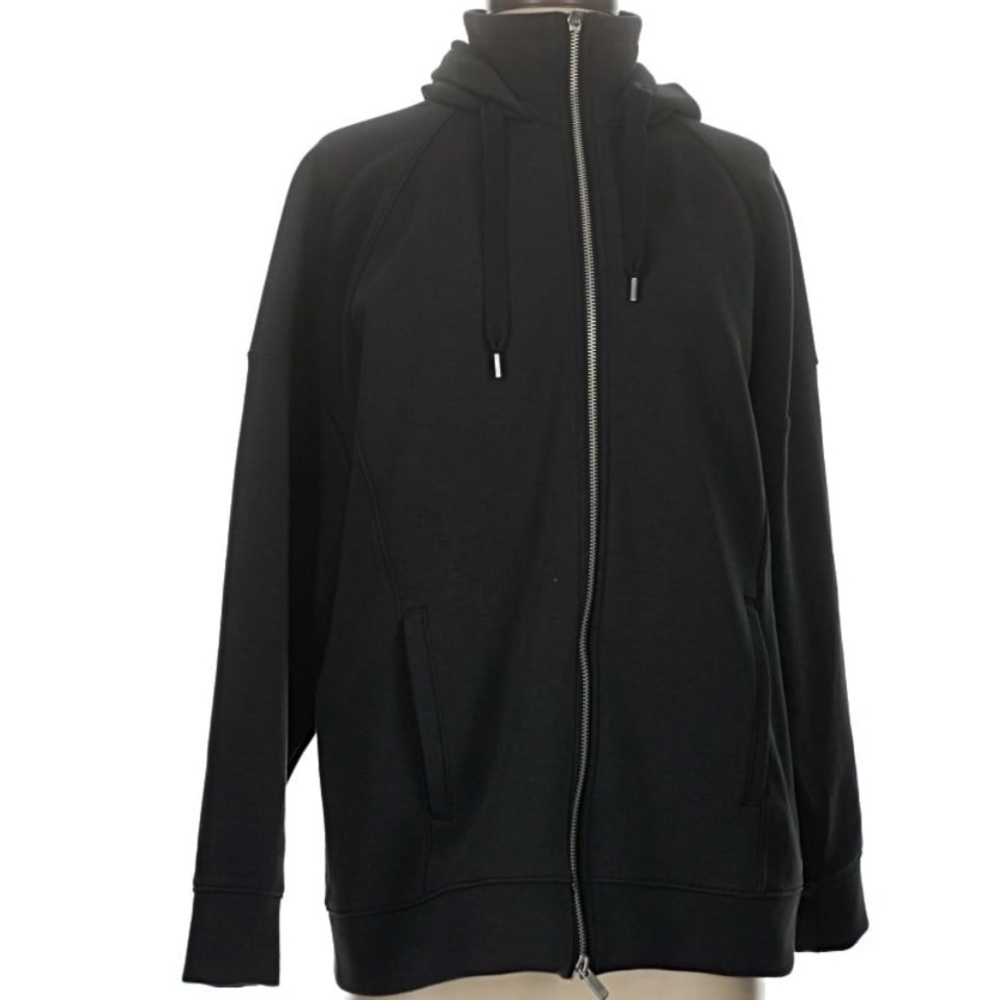 CALIA by Carrie Underwood Black Soft Scuba Sz S Zip-Up Jacket